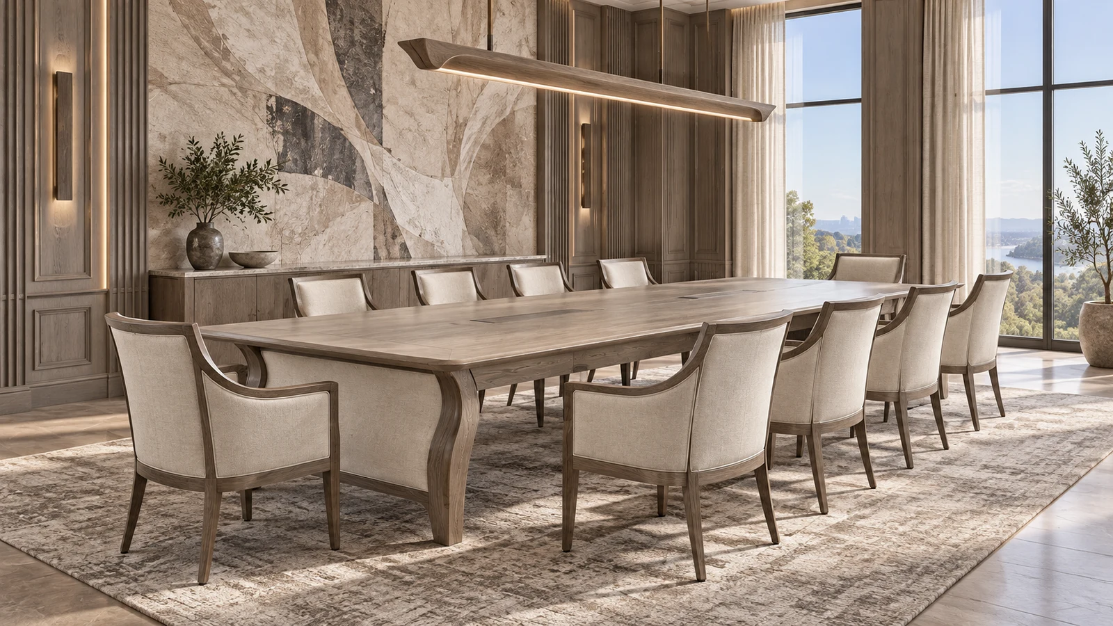 Aria boardroom design