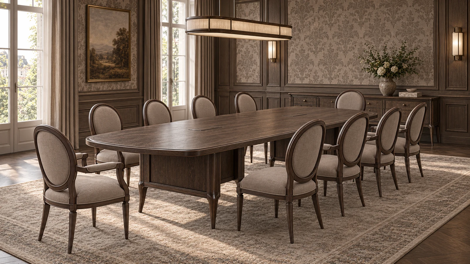 Heritage boardroom design