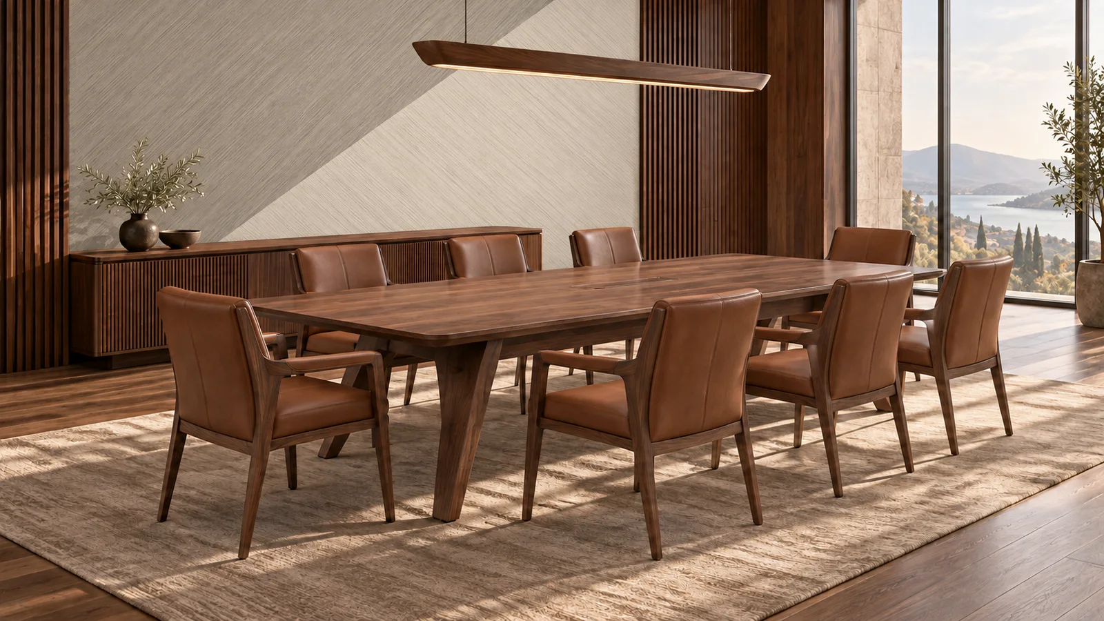 Countergrain wallpaper in a room