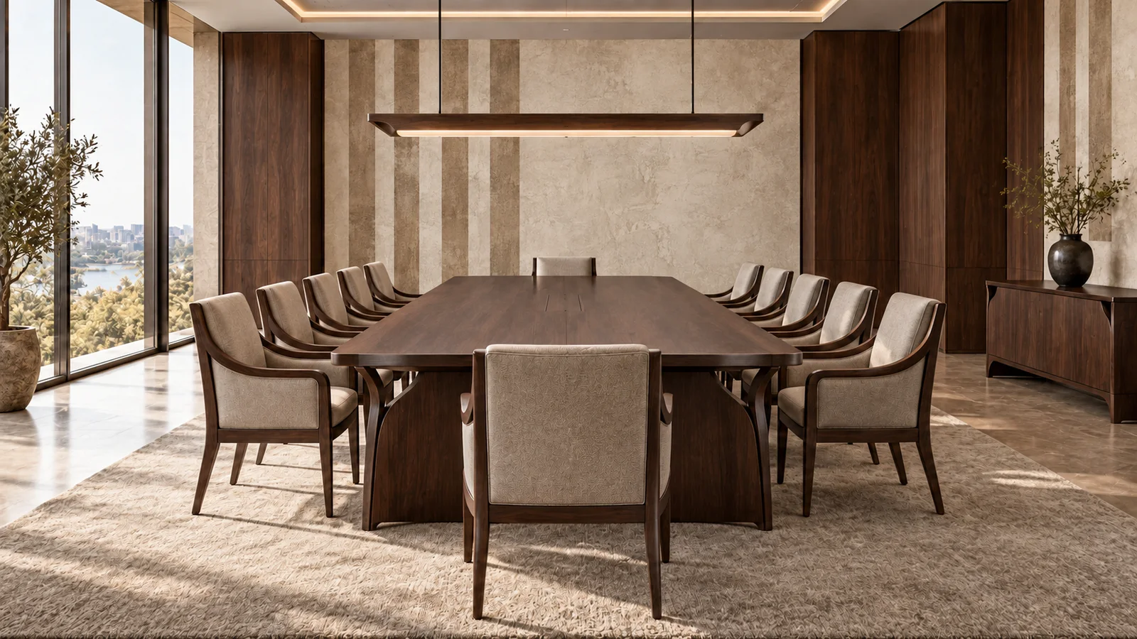 The Fifth Interval wallpaper in a room