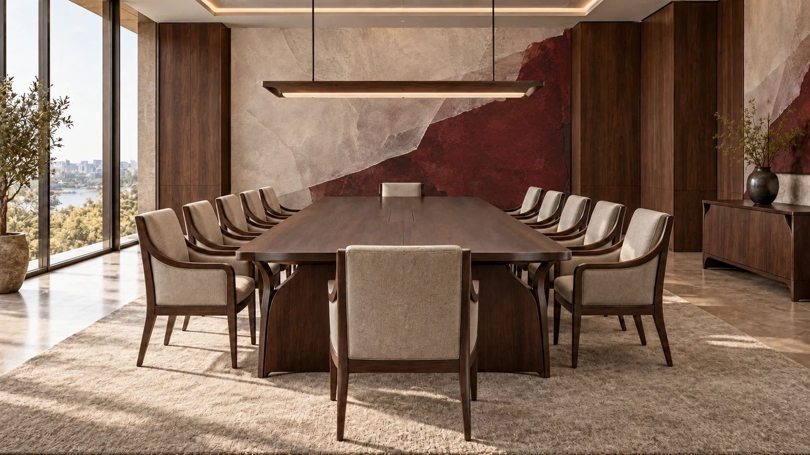 Paper and Weight wallpaper in a room